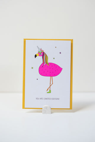 Franky Flamingo 'you are limited edition'