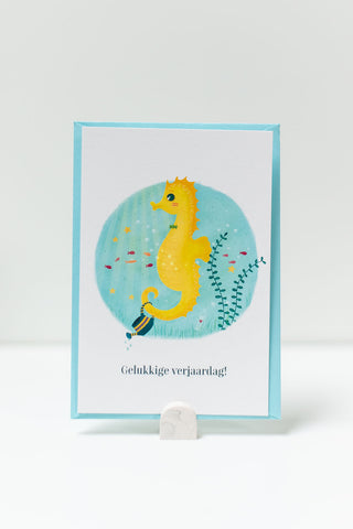 Zeepaard - gelukkige verjaardag